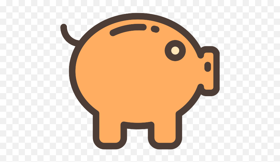 Money Piggy Bank Silhouette With A Coin - Savings Icon Emoji,Emoji Coin Bank