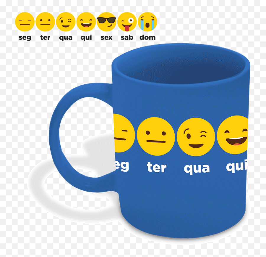 Design De Produto - Cup Emoji,Emoticon Explorador