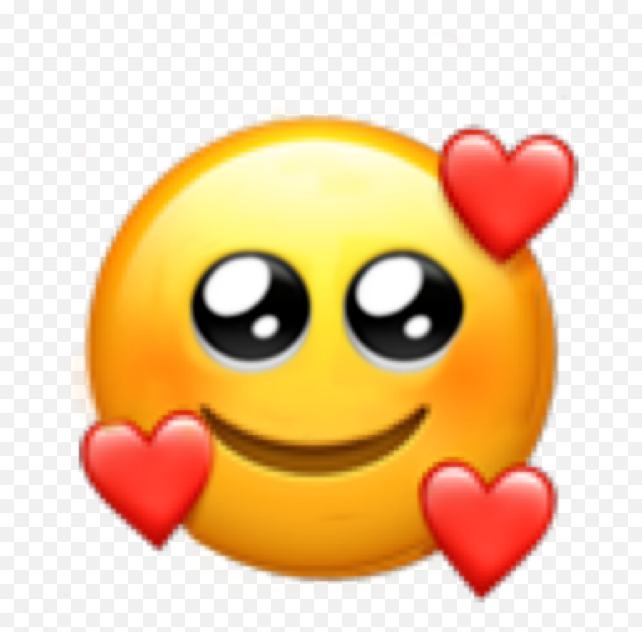 The Most Edited Emoje Picsart - Emoji With Hearts Around,Hpoe Emoji