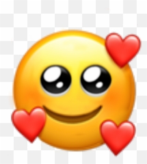 The Most Edited Emoje Picsart - Emoji With Hearts Around,Hpoe Emoji