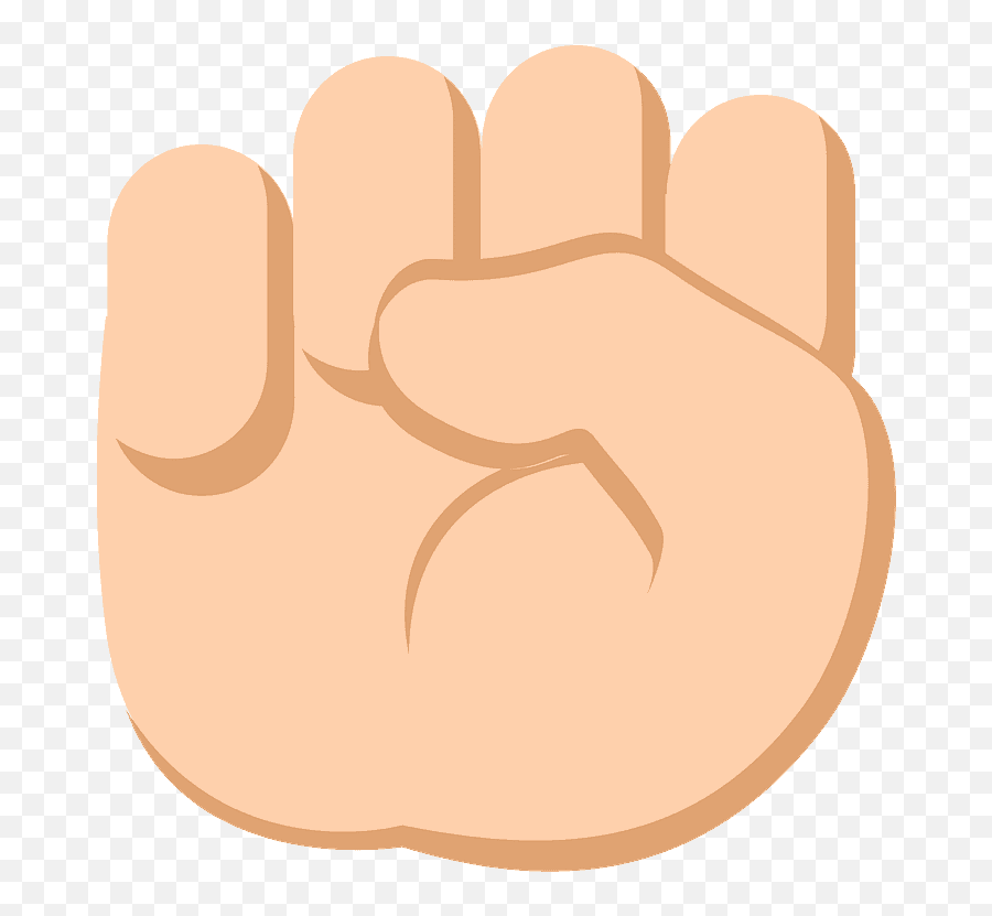 Raised Fist Emoji Clipart - Transparent Raised Fist Emoji Png,Raised Fist Emoji