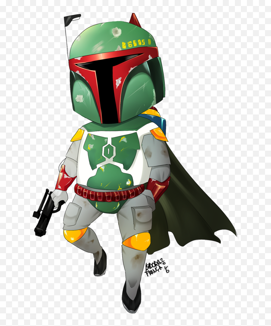 Star Wars Boba Fett By Isaddes Emoji,Boba Fett Emoticon Art