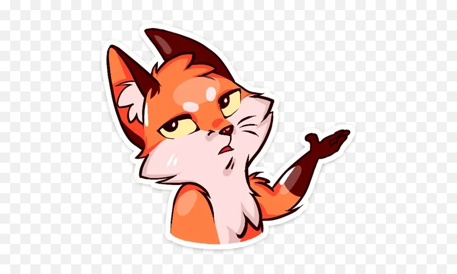 Fox Sticker Pack - Stickers Cloud Emoji,Fox Animal Emotions