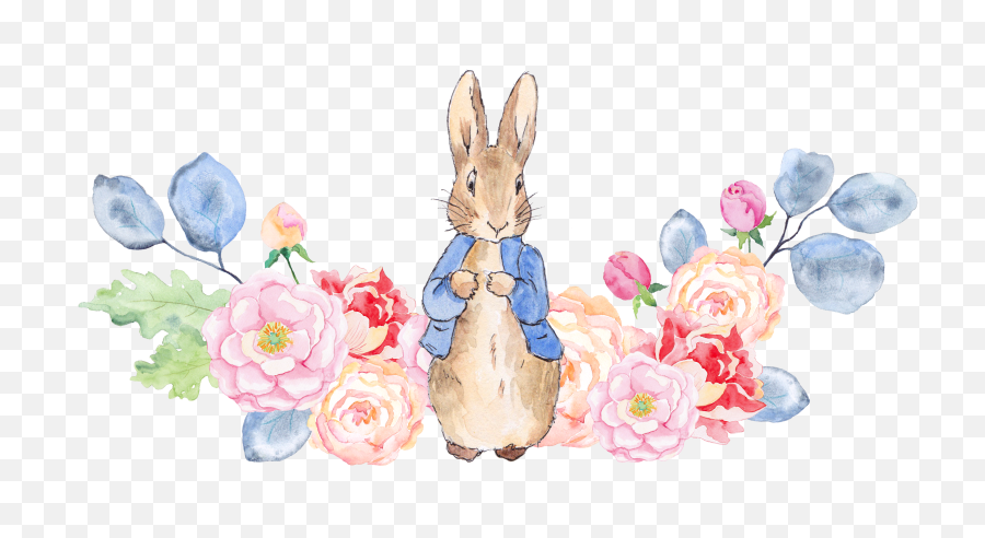 Peter Rabbit Benjamin Bunny Beatrix Potter Free Png Emoji,Bunny Emotions Clipart