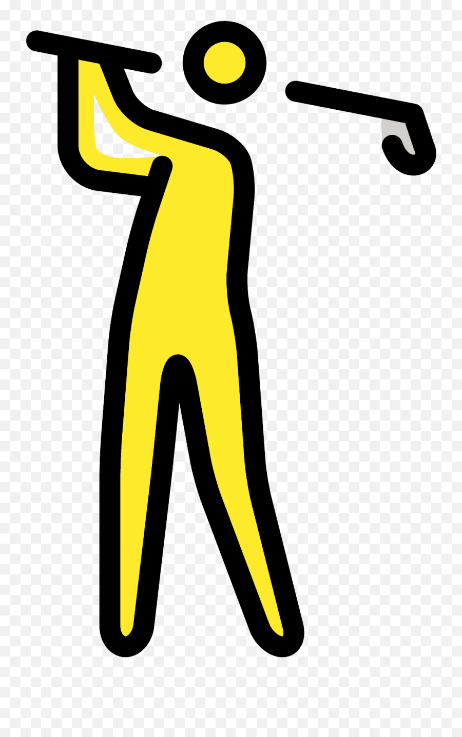 Person Golfing Emoji Clipart Free Download Transparent Png,People Working Emoji