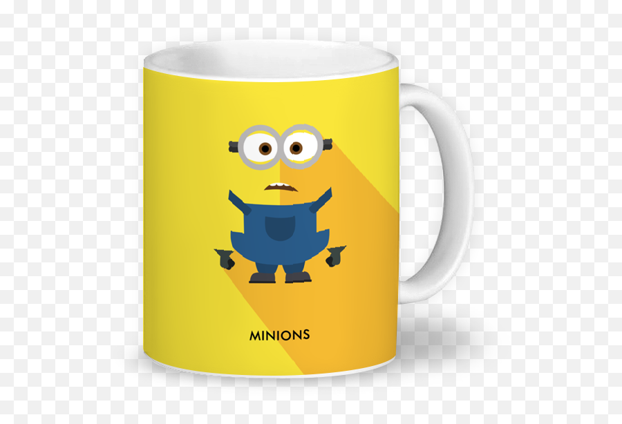 Minions - Flat Design Emoji,Emoticon Caneca Png