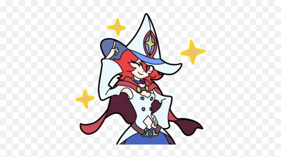 Little Witch Academia Sticker Pack - Stickers Cloud Emoji,Witch Hat Emojis