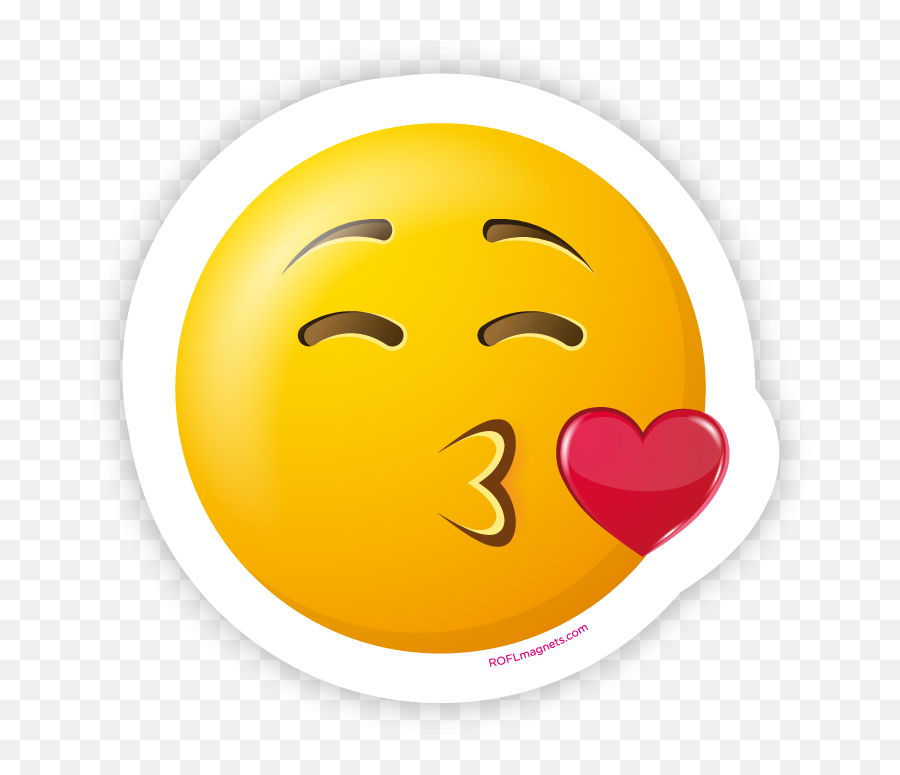 Emoji Sending Kiss - Happy,Rofl Emoji