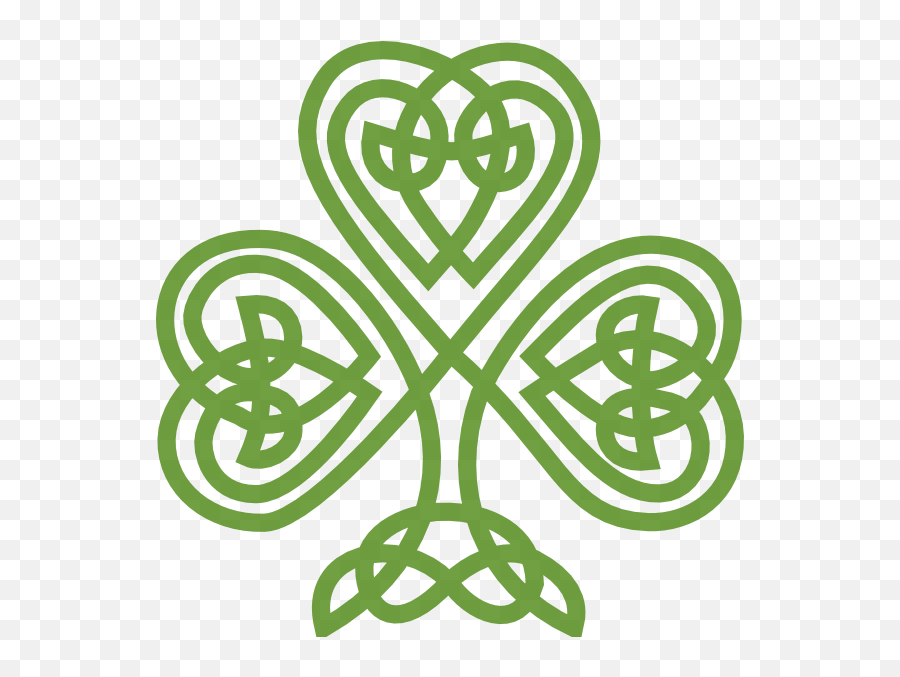 Celtic Shamrock Clip Art At Clkercom - Vector Clip Art Emoji,Shamrock Emoticon For Facebook