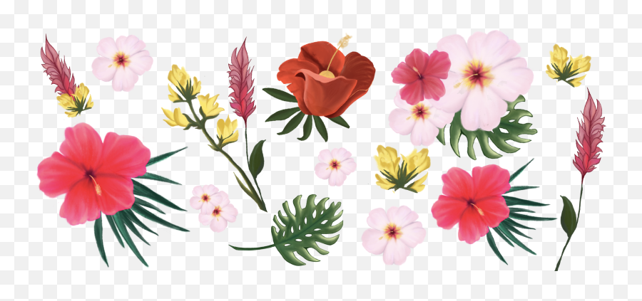 Bar Flores Emoji,Smiple Spring Emojis