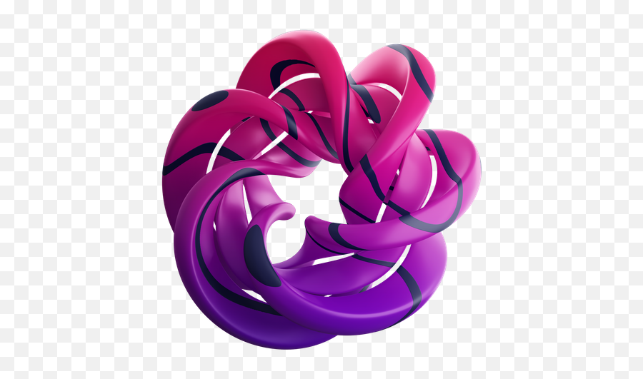 Poly Twist Knots 3d Illustrations Designs Images Vectors Emoji,Interlaced Knot Emoji