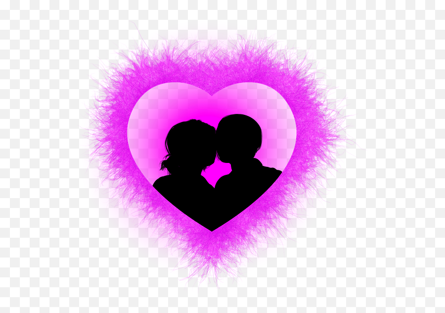 Heart Love Lovers Man Woman Silhouette Fire - Love Liebe Herzen Mann Und Frau Emoji,Man Heart Woman Emoji