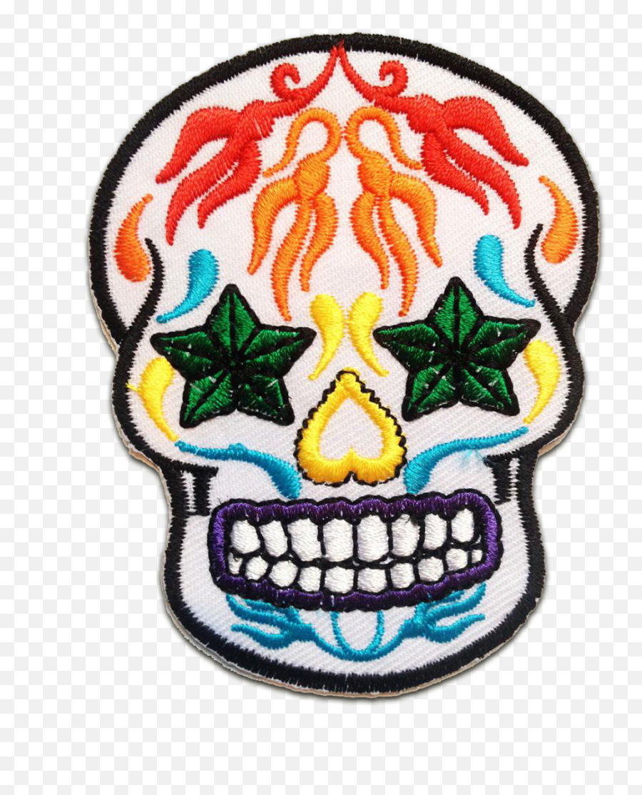 Bundle Skull Skeleton - Iron On Patches Adhesive Emblem Stickers Appliques Size 248 X 327 Inches For Adult Emoji,Skeleton Emojis