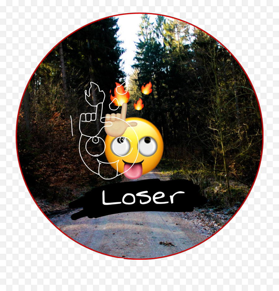 Loser Emoji Iconic Sticker - Happy,Loser Emoji