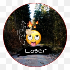 Loser Emoji Iconic Sticker - Happy,Loser Emoji