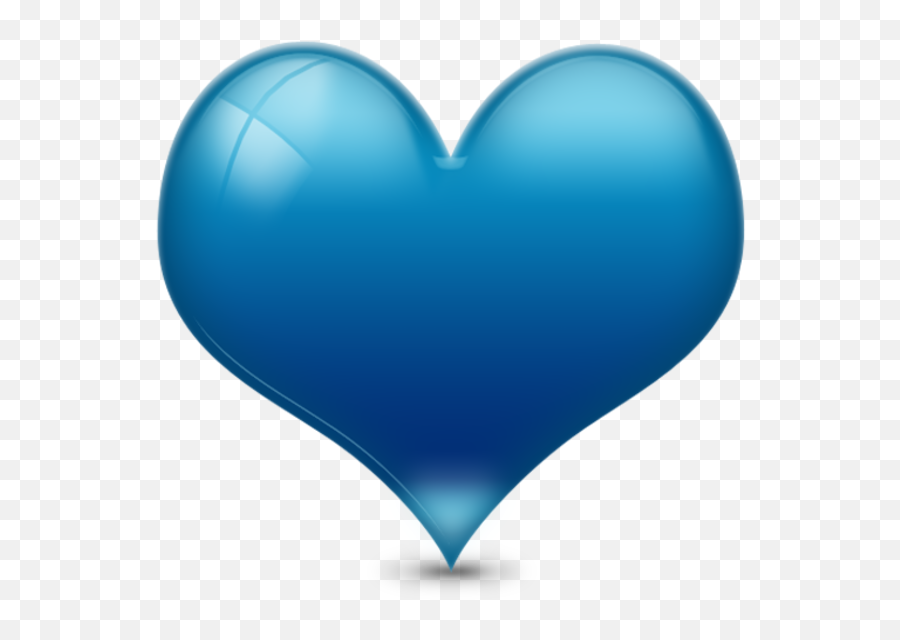 Blue Heart Png Transparent Clipart - Blue 3d Heart Png Emoji,Hert Emoji