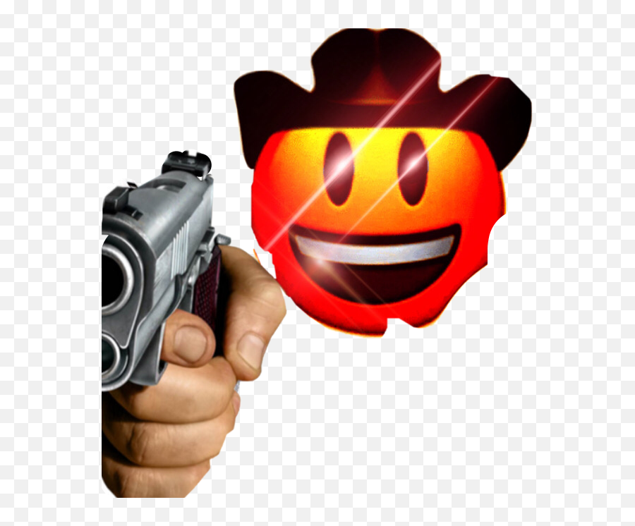 Edit - Vibe Check Gun Hand Emoji,Gun In Mouth Emoji