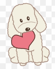 Puppy Poodle Clipart Sticker By Jstreager - Girly Emoji,Pink Poodle Emoji