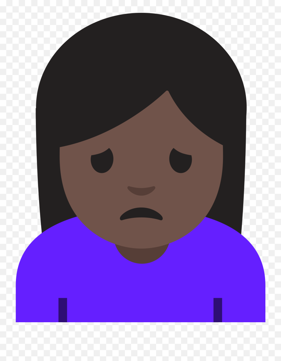 Frown Emoji Png - Open Emoticon De Mujer Triste 2290595 Mujer Triste Png,Frown Emoji