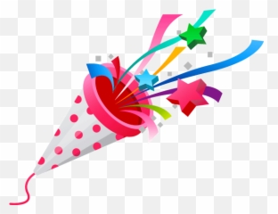 Confetti Clipart Clipart Kid 2 - Confetti Celebration Birthday Clipart Emoji,Confetti Emoji Png
