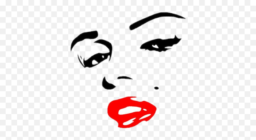 Marilyn Monroe Sticker - Art Marilyn Monroe Face Emoji,Marilyn Monroe Emoji