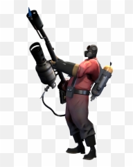 Download Sfm Pyro - Team Fortress 2 Png Image Tf2 Pyro With Flamethrower Emoji,Sfm Emotions Not Working