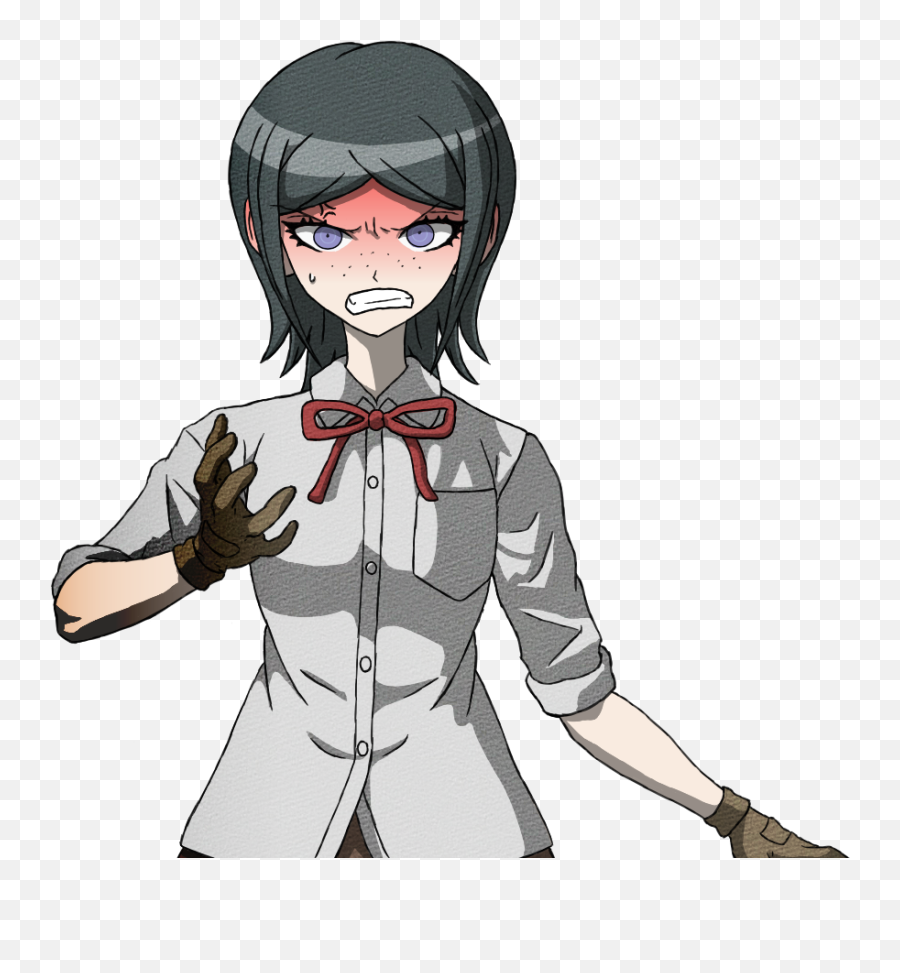 Artwork Danj86 Art U0026 Danganronpa If Comic In Progress - Mukuro Ikusaba Sprites Angry Emoji,Spongebob Fools In April Emotion