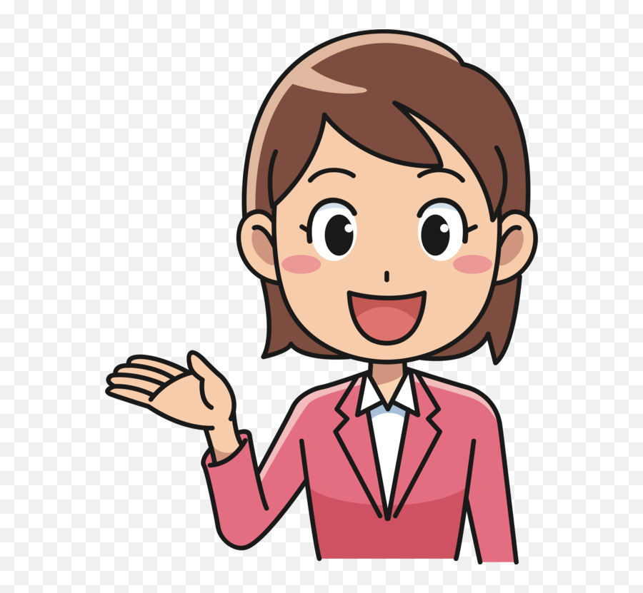 Emotion Communication Human Png Clipart - Cartoon Office Girl Clipart Emoji,Girl Emotion Clipart