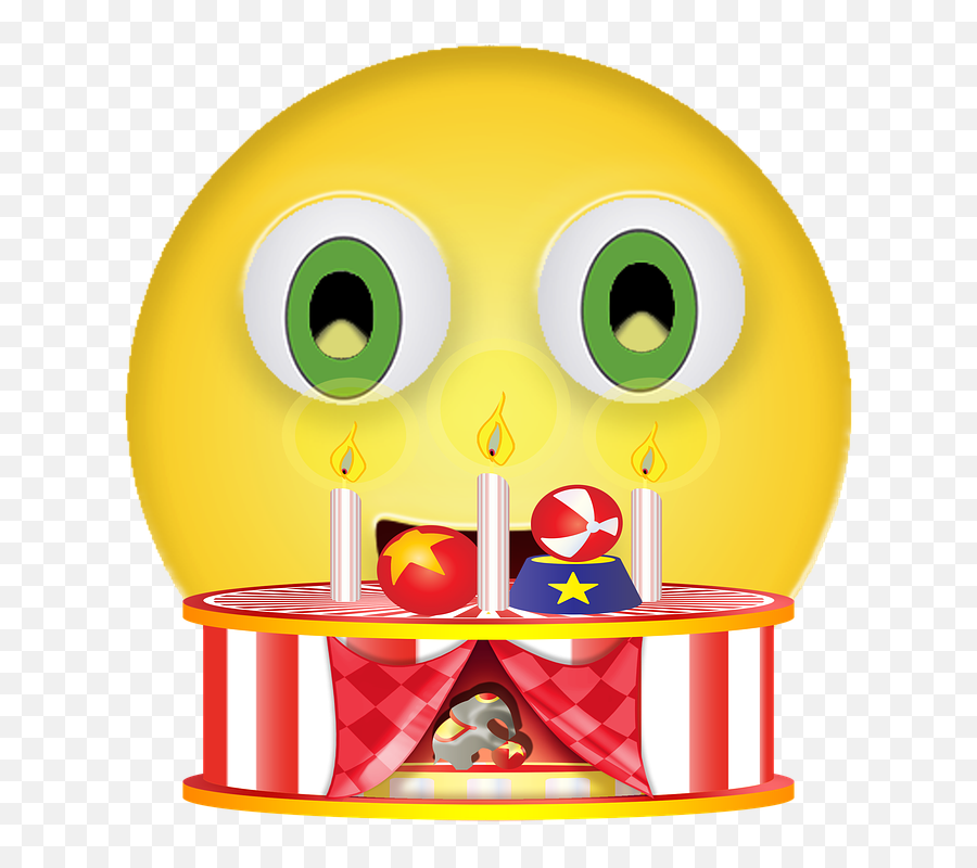 Graphic Birthday Smiley Emoticon - Buon Compleanno 18 Anni Nipote Emoji,Birthday Cake Emoticon Red