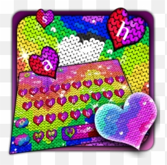 Teclado Arco - Íris U2013 Apps No Google Play Girly Emoji,Arco Íris De Emojis