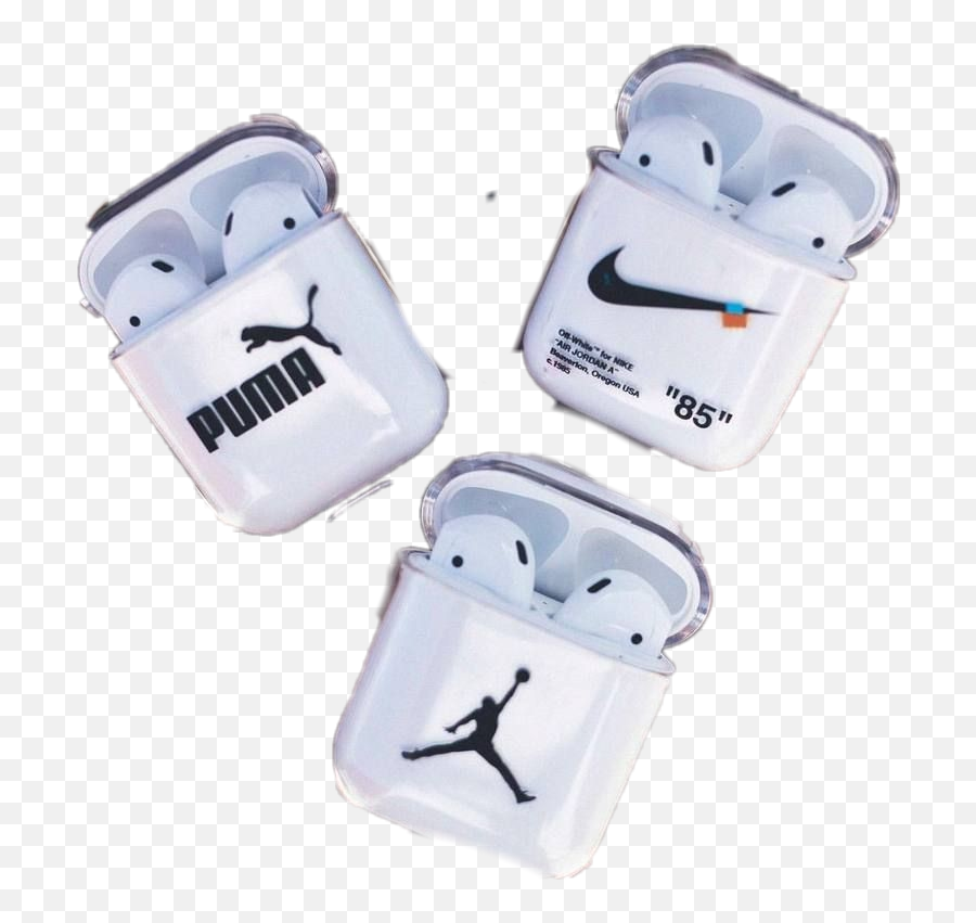 Airpods Jordan Nike Puma Sticker - Airpod 7 Emoji,Emoji Outfits With Jordans For