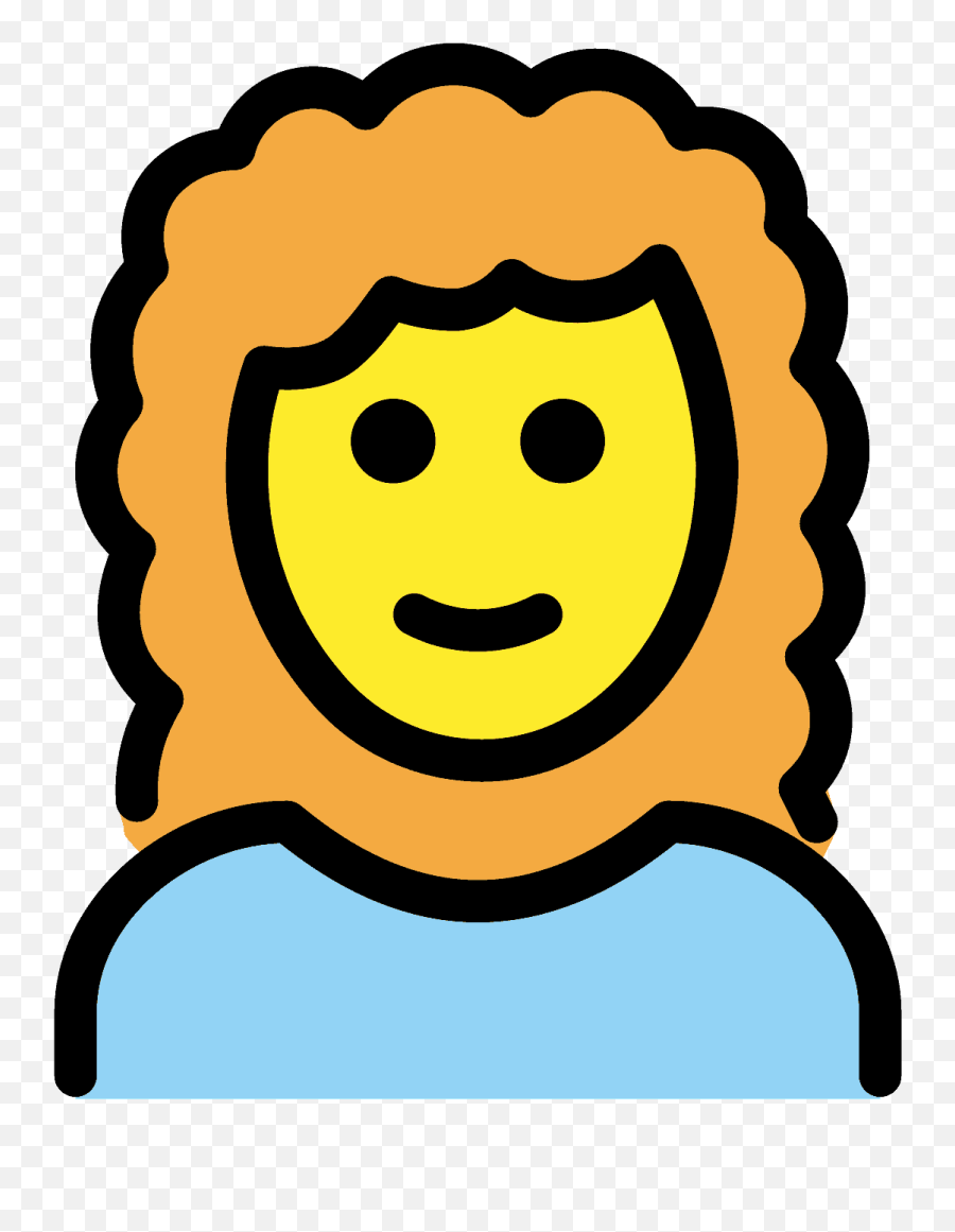 Curly Hair - Human Skin Color Emoji,Hair Emoji
