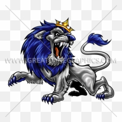 Roaring Lion Cartoon Mascot - Roaring Transparent Cartoon Lion Emoji,Roar Like A Lion Emotions Book