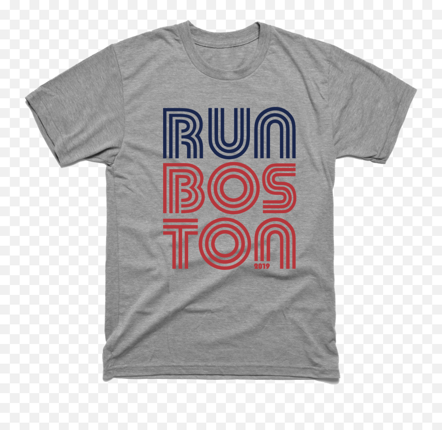 Rw Run Boston T - Shirt Gray Buona Ristorante Emoji,Emotion Linden Tree Yellow Path