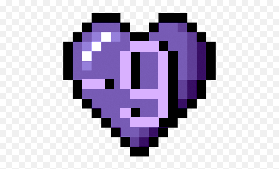 Violet Is Logged Off - Pixel Heart Emoji,What Emotions Tell Us About Time Droit Violet