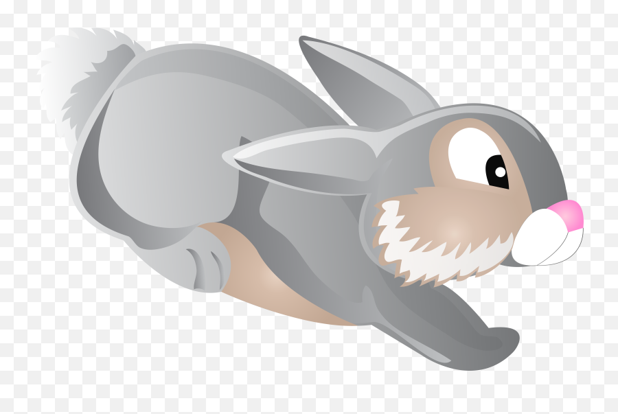 Rabbit Cartoon Clip Art - Jumping Rabbit Cartoon Png Emoji,Rabbit Emojis Tumblr