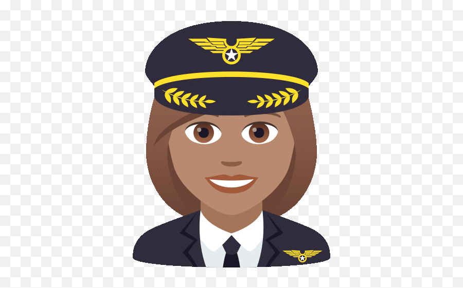 Pilot Joypixels Gif - Woman Police Clipart Gif Emoji,Tom Cruise Emojis