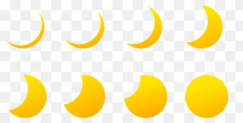 Moon Phases Clipart Free Download Transparent Png Creazilla - Different Shapes Of Moon Clipart Emoji,Moon Phase Emojis In Order