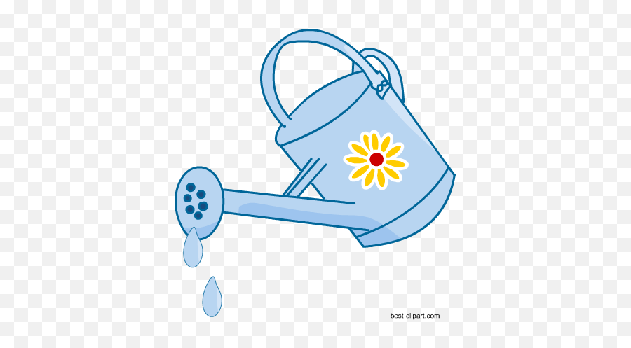 Free Spring Boho Clip Art - Cute Watering Can Clipart Emoji,Watering Can Emoji