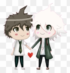 Top Hands On Head Stickers For Android - Hajime And Nagito Holding Hands Pixel Emoji,Shaking My Head Emoji