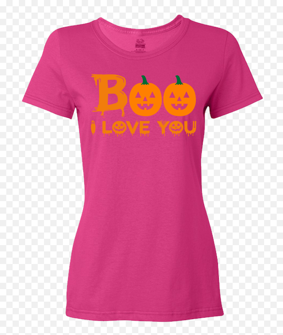 Boo I Love You - Halloween Ladies Classic Tshirt U2013 Pp T Suite Emoji,Bd Emoticon