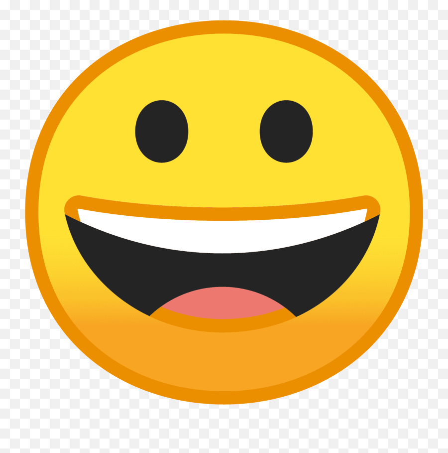 Grinning Face With Big Eyes Emoji Clipart Free Download - Emoji Smiley Face Png,Emoji Clipart