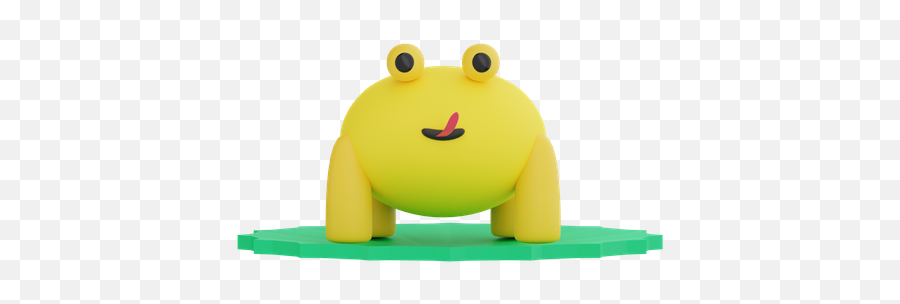 Putty 3d Illustrations Designs Images Vectors Hd Graphics Emoji,Frowning Frog Emoji