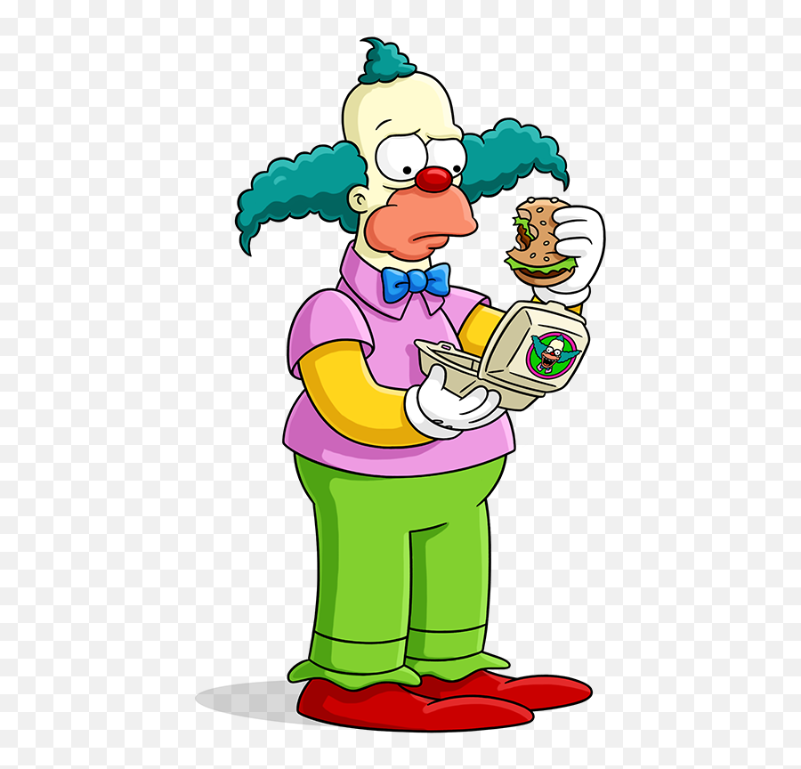 Graphics 2017 - Simpson Krusty Il Clown Emoji,Apple Clown Emoji