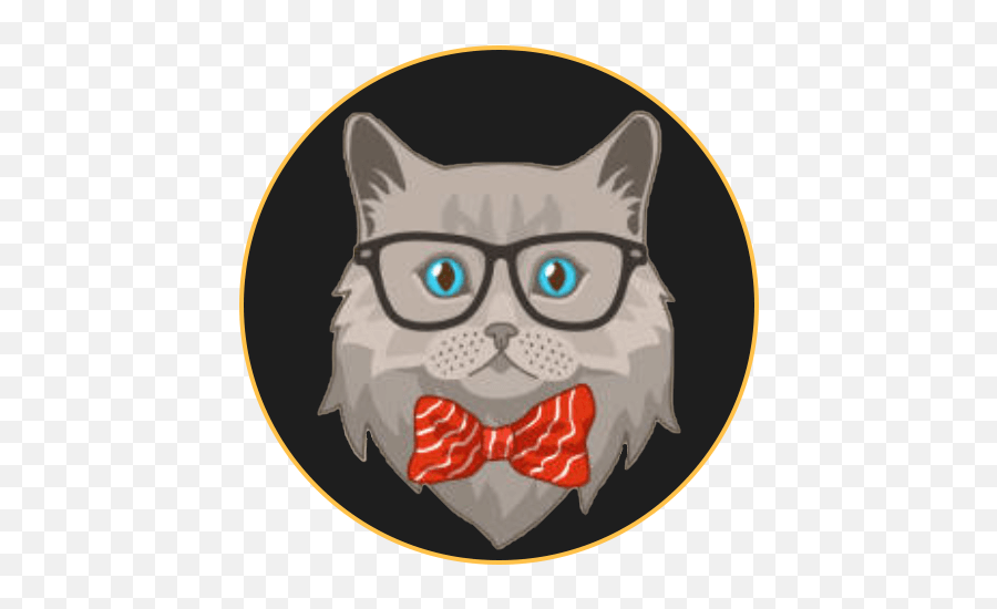 Kitty Dinger Emoji,Hipster Cat Emoticon