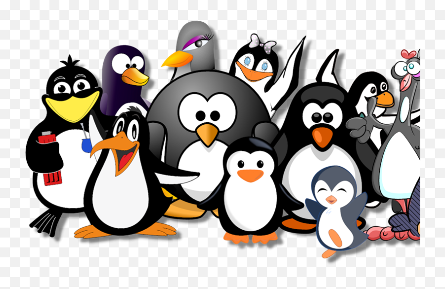 Penguins Clipart - Png Download Full Size Clipart Clip Art Group Of Penguins Emoji,Penguins Emoji