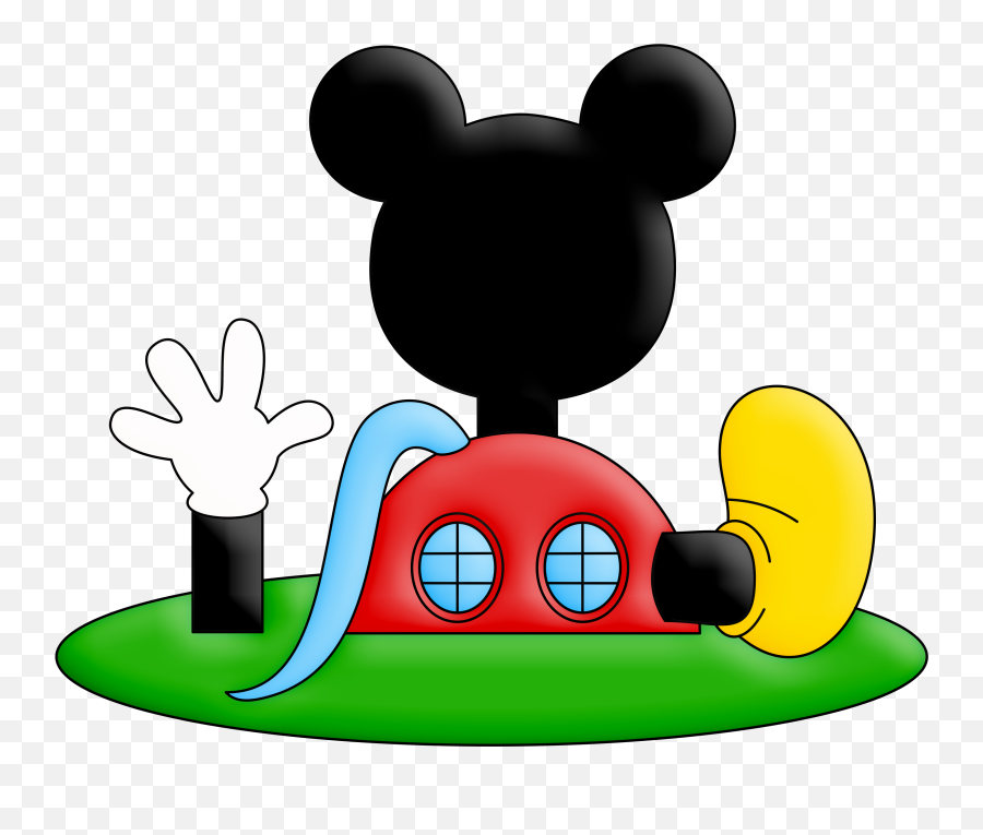 Mickey Mouse Clubhouse Logo Png Pin De - Casa De Mickey Mouse Dibujo Emoji,Invitaciones De Emojis