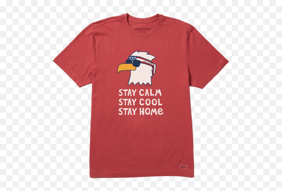 Mens Stay Calm Eagle Crusher Tee - Amate Park Emoji,Hynes Eagle Cute Emoji Backpack Cool Kids School Backpack