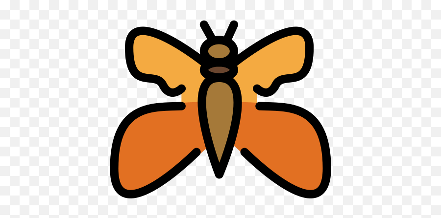 Butterfly Emoji - Emoij De Borboleta,Moth Emoji