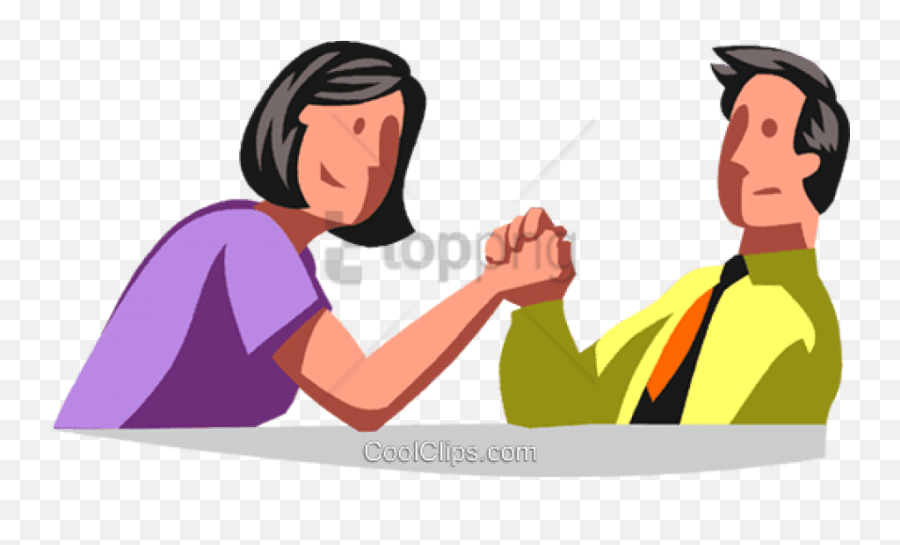 Free Png Arm Wrestling Man Vs Woman Png - Arm Wrestling Woman Man Emoji,Wrestling Emojis
